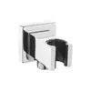 Soporte de pared empotrado oculto de cobre puro para ducha de mano, soporte para rociador de mano, juego de accesorios de asiento de pared, fabricante