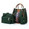 Aliexpress Conjunto de Bolsas Bolsa Feminina 2024 Nova Bolsa para Sogra Conjunto de Quatro Peças Grande Capacidade Versátil Tendência Bolsa Transversal