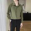 Camisa de Boda para Novio y Padrino para Hombre color vino tinto Manga Larga Corte Ajustado Casual de Negocios Camisa Base