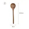 Utensilios de cocina de madera pala para freír con mango redondo tenedor de ensalada de madera cuchara para mezclar de madera juego de utensilios de pesca para pasta tapete para palillos de madera cubo de madera