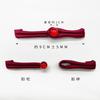Botón de un carácter Perla de jade Cheongsam Nuevo estilo chino Botón Botón hecho a mano retro Hanfu Estilo nacional De alta gama Exquisito Moda