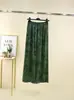 Pantalones Anchos Retro de Alta Gama Estilo Francés para Mujer, Nuevos Pantalones de Longitud Completa para Primavera/Verano en Tallas Grandes con Cintura Elástica, Estilo Romántico Francés