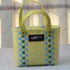 Bolsas Tejidas Hechas a Mano al por Mayor Marca de Moda Bolsas Cesta para Mujer Bolsos de Gran Capacidad Bolsas de Playa para Mujer en Stock