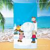 Toalla de Baño de Microfibra para Adulto Doraemon de Dibujos Animados Personalizada para Baño, Natación, Viaje, Portátil, Playa, Deportes