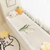 Alfombrilla para Ventana Saliente de Dormitorio Principal de Celebridad de Internet de Dibujos Animados Decoración de Habitación de Princesa Alfombrilla de Balcón Universal para Cuatro Estaciones Alfombrilla de Cachemira Absorbente para Ventana Saliente