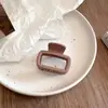 Presilha de Cabelo Simples Fosca para Mulheres, Grampo Elegante para Coques na Parte de Trás da Cabeça, Acessório de Presilha de Cabelo de Tamanho Médio Estilo Preguiçoso