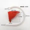 Embudo de Gasolina de Plástico para Coches y Motocicletas, Diámetro Grande con Filtro, Manos Libres, Engrosado, Antiderrames