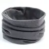 Cuello Polar Térmico Calentador de Cuello Grueso A prueba de Viento Polaina para Cuello Color Sólido Unisex Otoño Invierno