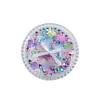 Pegatinas Faciales y Accesorios Faciales de Mariposa Aurora de Espejo de Colores Nuevos Personalizados por el Fabricante para Decorar el Escenario con Pegatinas de Diamantes para Niños