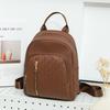 Primavera y Otoño Nueva Tendencia de Personalidad Urbana Ocio Hombro Doble Hombro Portátil Práctico PU Bolso de Mujer Outlet de Fábrica
