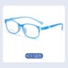 Yage ZH5911 caja para gafas infantiles de silicona, montura de gafas de dos colores con almohadillas de silicona antideslizantes, multicolor al por mayor