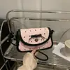 Bolso de Axila con Lazo Rosa Nuevo Estilo Primavera 2026 Bolso de Hombro Único Cruzado para Mujer Bolso de Color Brillante de Moda 2026