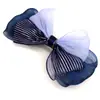Novo Fio de Chiffon Coreano de Alta Qualidade com Laço Presilha de Cabelo Acessórios de Cabelo DIY Decoração Fita de Fio de Neve Transparente Acessórios