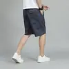 Shorts Casuales de Trabajo Finos para Hombre de Verano, Shorts de Playa de Algodón Puro, Pantalones de Cinco Puntos, Color Sólido, Corte Holgado, Casual, Modernos, Versátiles