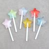 Amor Paleta Estrella de Cinco Puntas DIY Productos Hechos a Mano Dulce Resina Pegamento Crema Accesorios Material para Decoración de Carcasa de Teléfono Móvil