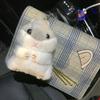 Lindo llavero de hámster, muñeco de puesto, venta al por mayor, bolso colgante, bolso colgante, llavero de peluche, regalo