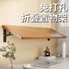Prateleiras dobráveis de parede, painéis de parede, tábuas de madeira para cozinha, painéis flutuantes de parede para sala de estar, mesas dobráveis