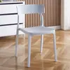 Sillas de plástico engrosadas, sillas de comedor, mesa de comedor moderna y minimalista con respaldo, apta para uso doméstico y comercial, sillas de restaurante estilo nórdico con respaldo