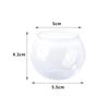 Vaso mini para bola de nieve de 65 ml al por mayor vaso de plástico transparente desechable doble pared pastel de leche yogur mousse postre pudín
