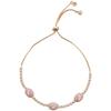 Pulseira de Amor Flor de Quatro Pétalas Zircônia Moda Transfronteiriça Pulseira de Alto Nível de Luxo Leve Pulseira Super Brilhante para Namorada Combina com Tudo para Mulheres