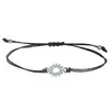 Pulseras Personalizadas Populares Europeas y Americanas para Parejas, Esposas, Cuerda Roja Tejida a Mano Mano Tai Chi Corazón Regalo del Día de San Valentín