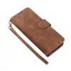 Adequado para Comércio Exterior, Porta-Canetas com Slot para Cartão de Alta Qualidade para Samsung Zfold6/7, Capa Dobrável de Negócios com Toque de Pele para Zfold3/4/5