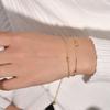 Moda europeia e americana corrente ins pulseira de aço titânio joias de aço inoxidável femininas personalidade joias de alto senso atacado transfronteiriço