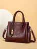 Bolso de mano retro transfronterizo para mujer 2026 nuevo bolso de hombro versátil de gran capacidad para el trabajo y el día a día