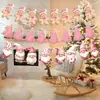 Fiesta de Productos Nuevos de Amazon Set de Banderas Navideñas Guirnalda Navideña Banner Decoración de Lugar