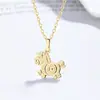 Colar 'Fique Rico Imediatamente' para Mulheres Prata 925 Novo Estilo Chinês Colar de Moeda de Cobre Cavalo Luxo Acessível Joias de Nicho Corrente de Clavícula da Moda