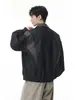 NASA SOBRE Chaqueta de trabajo retro americana lavada para hombre, nuevo estilo primavera y otoño 2026, abrigo casual holgado con cuello de solapa