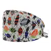 Gorro de Trabajo para Clínica Transfronteriza, Gorro Quirúrgico de Copa Redonda, Gorro sin Visera para Personal Médico, Gorro con Amarre Trasero, Gorro Protector