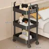 Carrito Pequeño Estante de Almacenamiento Sala de Estar Estante de Almacenamiento de Snacks y Juguetes Multicapa Estantería Pequeña Multifuncional Estante de Almacenamiento de Libros de Texto