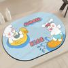 Alfombra de Piso Absorbente de Barro Diatomeo para Puerta de Baño Alfombra Antideslizante para Baño Inodoro Alfombra Personalización de Baño