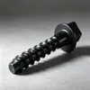 Los clavos de ferrocarril en espiral para uso minero se forjan a mano y tienen una larga vida útil.