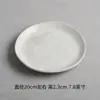 Louça de Mesa Japonesa Personalizada de 8 polegadas, Pratos de Jantar Ocidentais, Pratos de Cerâmica Criativos, Pratos Domésticos, Pratos Redondos para Bife, Pratos de Jantar