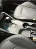 Adecuado para modificación de interior de coche ix35 moderno 09-17 pegatina panel de cambios decoración película de fibra de carbono
