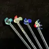 Serie Océano Palillo Mezclador Creativo Vidrio Mezclador Peces Tropicales Peces Pequeños Café Té con Leche Mezclador Cóctel Manualidades Regalo