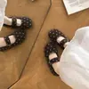 Zapatos Mary Jane de lunares retro de moda para mujer, colección otoño 2026, de suela blanda, antideslizantes, planos, de una sola correa, zapatos casuales para mujer