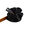 Alta calidad Tamaño Grande Diámetro de 20CM Anillo para Cabello Intestino Grueso Anillo para Cabello Grande de Satén de Seda Alta Elasticidad Cuerda para Cabello Grande para Mujer