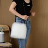 Bolsa de Peluche Imitación Piel para Comercio Exterior 2024, Mini Bolso Cruzado Pequeño y de Moda Venta al por Mayor Dropshipping Transfronterizo