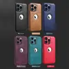 Adecuado para Funda de Teléfono iPhone 17 Pro Max, Funda Protectora de Cuero Business Apple 16 Pro con Protección Lateral de Cuero