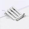 Pinza de pico de pato, crema de pegamento, material de bricolaje, pinza para el cabello, joyería de bricolaje, pinza de horquilla simple, pinza de horquilla doble, accesorios, pinza de una palabra, fabricantes al por mayor