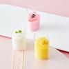 Vaso de yogur japonés vaso de mousse vaso de pudín vaso desechable para grasa vaso de plástico para postre redondo pudín de gelatina