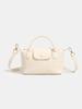 Bolsas Femininas Transfronteiriças 2026 Moda de Alto Padrão Bolsa de Mão Tecida Formato Bolinho de Dragão Bolsa de Mão Retrô Tendência Bolsa de Ombro Transversal
