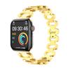 Adequado para Relógios Apple Watch 4/5/6/7 Geração, Pulseira de Corrente de Joias da Moda, Relógio Inteligente Leve e de Luxo Leve