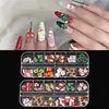 Decorações de Nail Art Transfronteiriças, Strass com Tema de Natal, Rena, Árvore de Natal, Boneco de Neve, Strass de Nail Art do Papai Noel, Lote Completo de Produtos