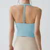 Top Deportivo con Tirantes de Mariposa Nude para Mujer, Almohadilla para el Pecho, Soporte Antishock, Camiseta sin Mangas para Yoga, Chaleco de Pilates, Ropa Interior para Fitness