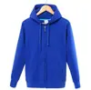 Sudadera con capucha y cremallera de otoño e invierno para hombre y mujer, chaqueta deportiva casual holgada, uniforme de grupo con logo personalizado, ropa de trabajo