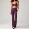 Conjunto Deportivo Transfronterizo para Mujer: Conjunto de Dos Piezas para Yoga con Cuello Halter y Pantalones Acampanados Transpirables de Secado Rápido, Sujetador para Correr y Fitness